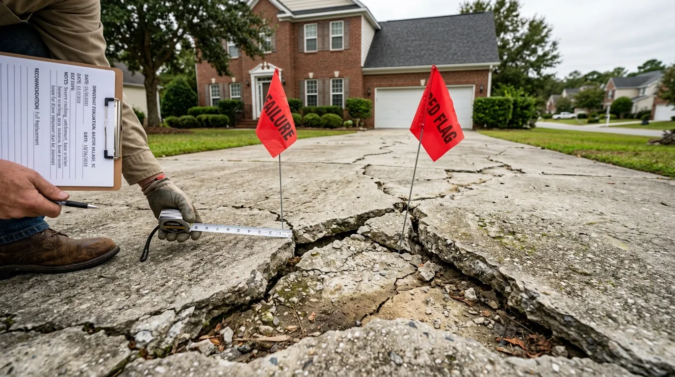 5 Signs Your Concrete Driveway Needs Replacing in Spartanburg, SC