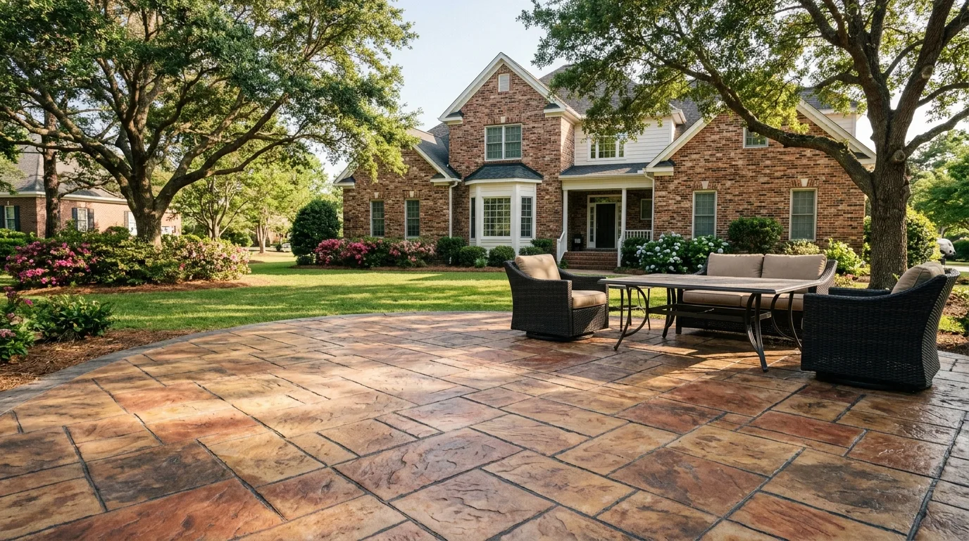 Decorative Concrete Options for Spartanburg Patios and Walkways