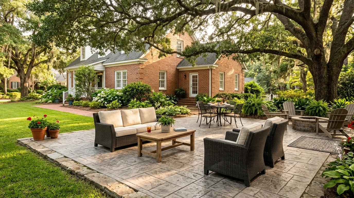 Stamped Concrete Patio Ideas for Spartanburg Homes: Design Guide