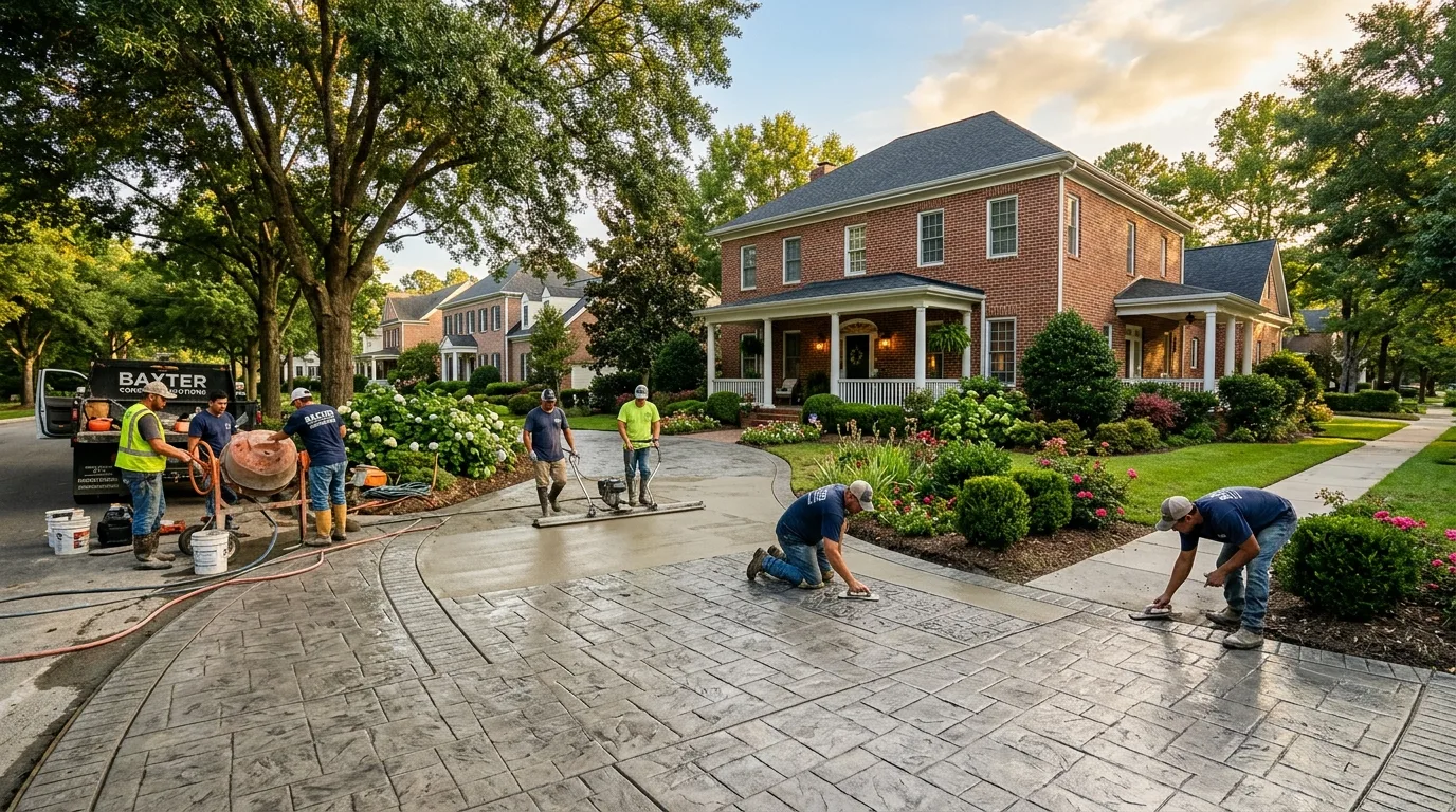 Professional concrete services in Spartanburg, South Carolina